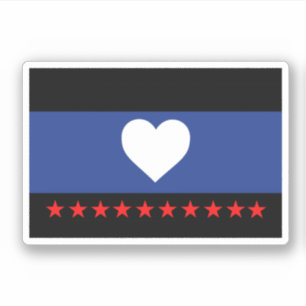 Sticker Drapeau de la fierté du pied
