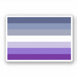 Sticker Drapeau de la fierté lesbienne (Bouton)