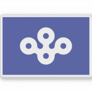 Sticker Drapeau de la préfecture d'Osaka, Japon