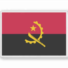 Sticker Drapeau de la République d'Angola