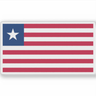 Sticker Drapeau de la République du Libéria