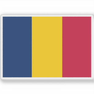 Sticker Drapeau de la République du Tchad
