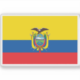 Sticker Drapeau de la République équatorienne