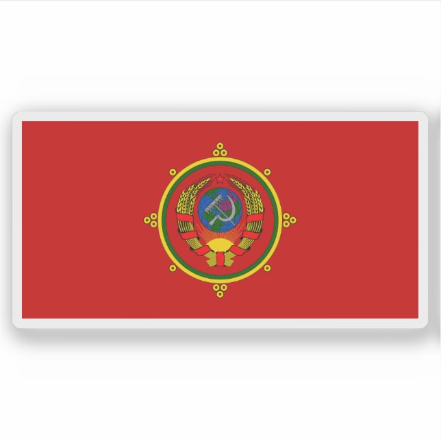 Sticker Drapeau de la République populaire touvan (1930) (Devant)