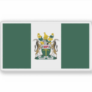 Sticker Drapeau de la Rhodésie (1968-1979), Afrique