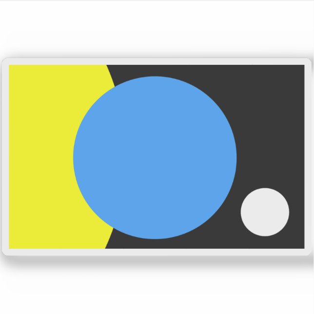 Sticker Drapeau de la Terre (Devant)