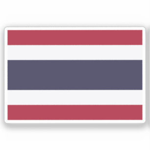 Sticker Drapeau de la Thaïlande découpé sur mesure