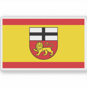 Sticker Drapeau de la ville indépendante de Bonn