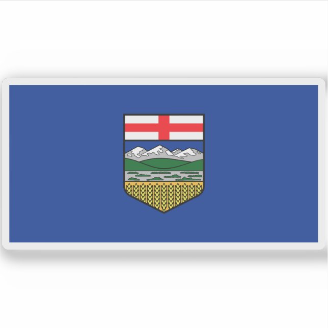 Sticker Drapeau de l'Alberta (Devant)