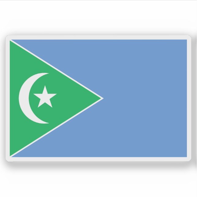 Sticker Drapeau de l'État de Galmudug, Somalie (2009-2010) (Devant)