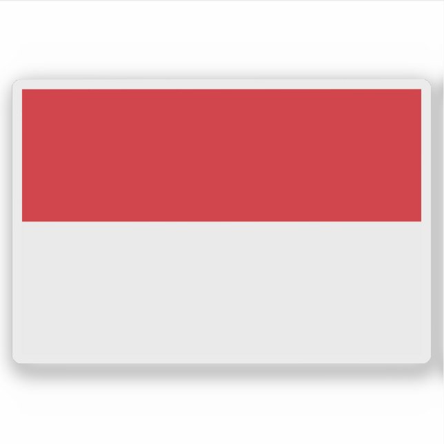 Sticker Drapeau de l'État de Salzbourg, Autriche (Devant)