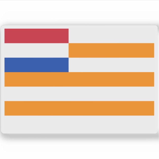 Sticker Drapeau de l'État libre d'Orange, Afrique (Devant)