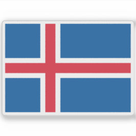 Sticker Drapeau de l'Islande