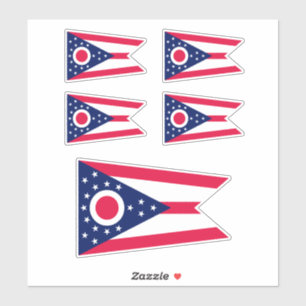 Sticker Drapeau de l'Ohio