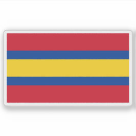 Sticker Drapeau de Loja, Equateur