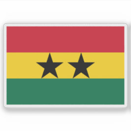 Sticker Drapeau de l'Union des États africains (Ghana, Gui
