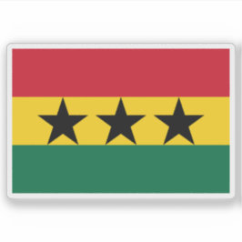 Sticker Drapeau de l'Union des États africains (Ghana, Gui