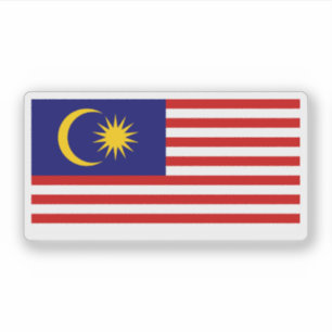 Sticker Drapeau de Malaisie