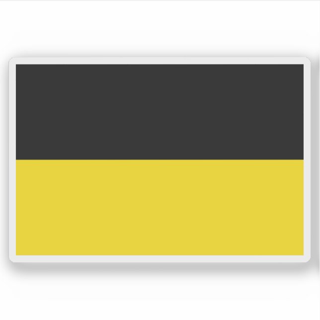 Sticker Drapeau de Namur, Belgique (Devant)