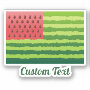 Sticker Drapeau de pastèque