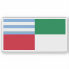 Sticker Drapeau de Portoviejo, Equateur