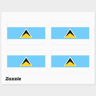 Sticker Drapeau de Sainte-Lucie