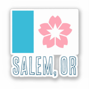 Sticker Drapeau de Salem, Oregon