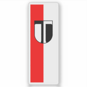 Sticker Drapeau de Traun, Autriche