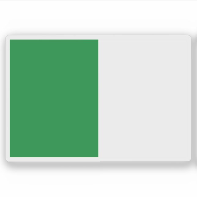 Sticker Drapeau de Verviers, Belgique (Devant)