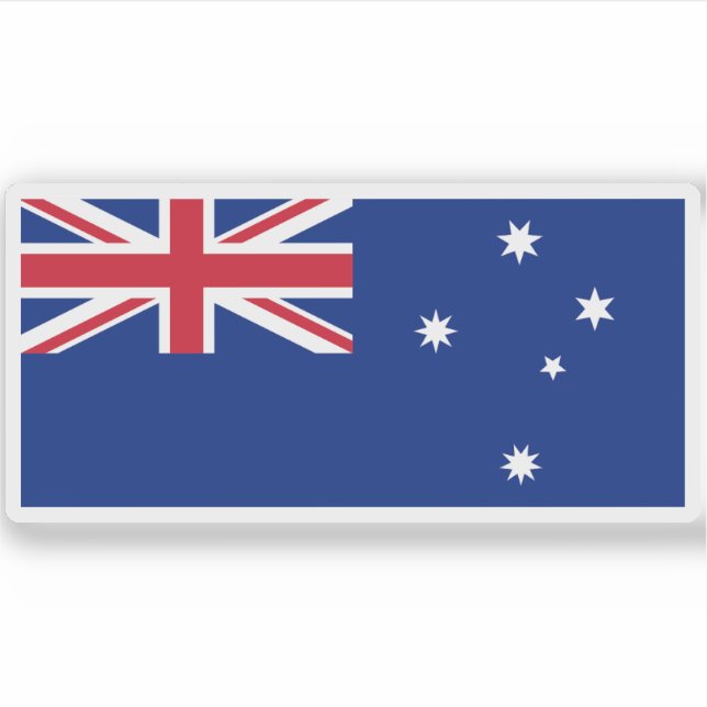Sticker Drapeau de Victoria (1870-1877), Australie (Devant)