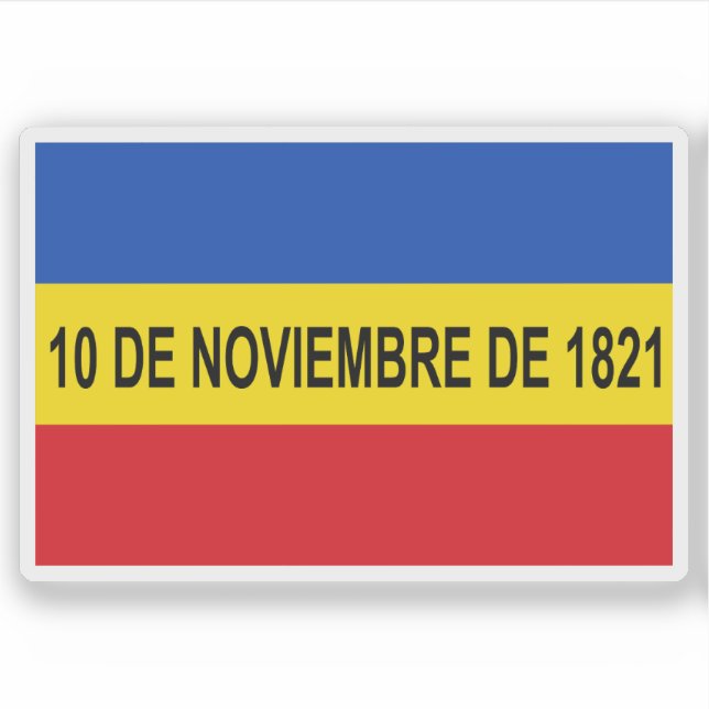 Sticker Drapeau de Villa de Los Santos, Panama (Devant)