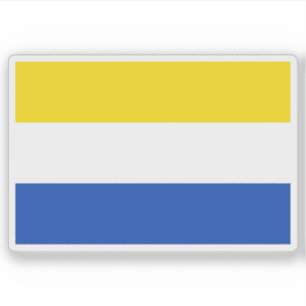 Sticker Drapeau de Vlašim, République tchèque