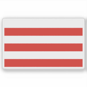 Sticker Drapeau de Wismar, Allemagne