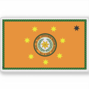 Sticker Drapeau des Cherokee, États-Unis