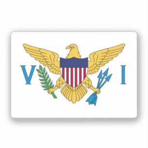 Sticker Drapeau des îles Vierges américaines