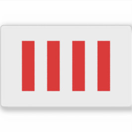 Sticker Drapeau des quatre libertés ou Drapeau d'honneur d