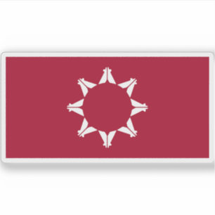 Sticker Drapeau des tribus autochtones sioux, États-Unis