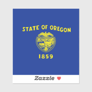 Sticker Drapeau d'État de l'Oregon