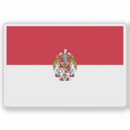 Sticker Drapeau d'Ibarra, Equateur