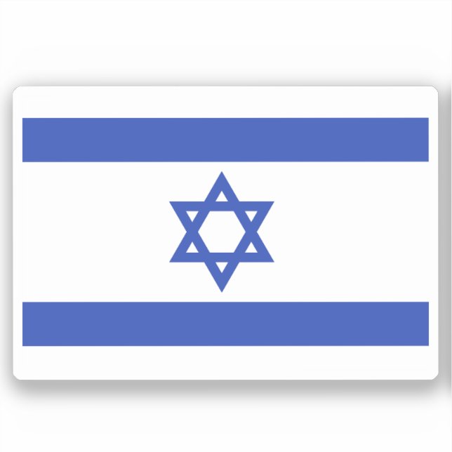 Sticker Drapeau d'Israël (Recto)