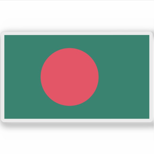 Sticker Drapeau du Bangladesh (Devant)
