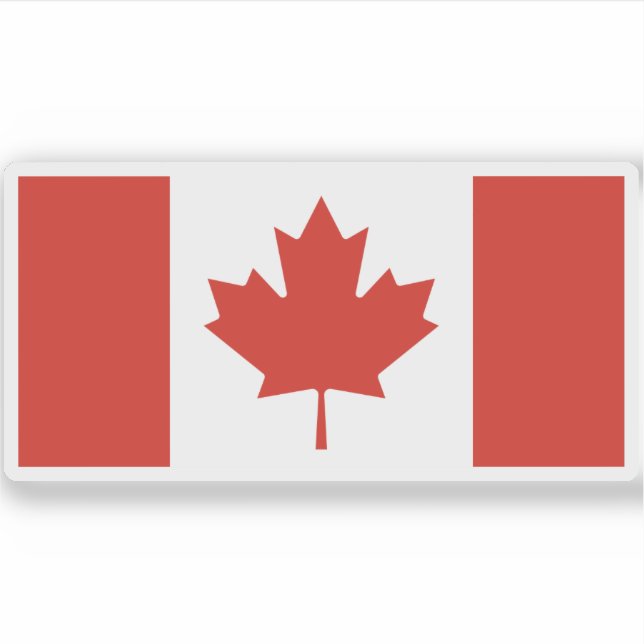Sticker Drapeau du Canada (Devant)