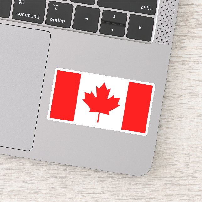 Sticker Drapeau du Canada (Détail)