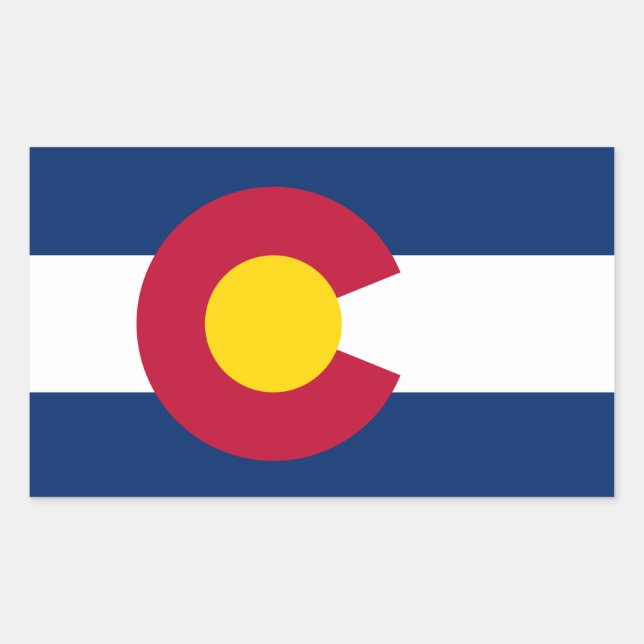 Sticker Drapeau du Colorado* (Devant)