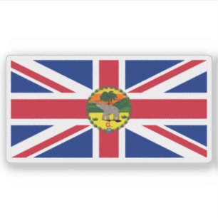 Sticker Drapeau du gouverneur de la Gambie (1901-1965)