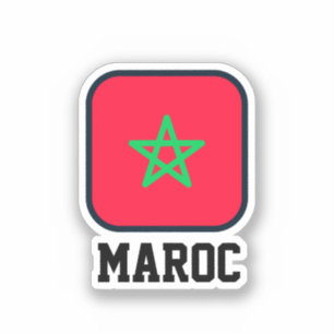 Sticker Drapeau du Maroc