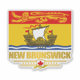 Sticker Drapeau du Nouveau-Brunswick