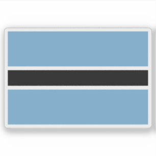 Sticker Drapeau du peuple Batswana, République d'Afrique d