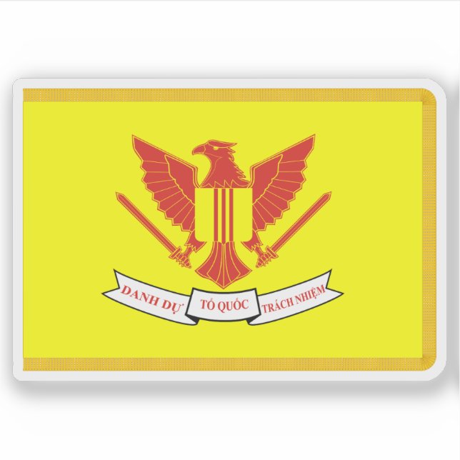 Sticker Drapeau du Président de la République du Viêt Nam (Devant)