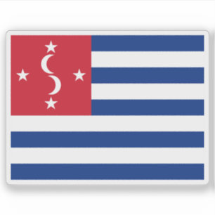Sticker Drapeau du Royaume des Samoa (1872-1873)